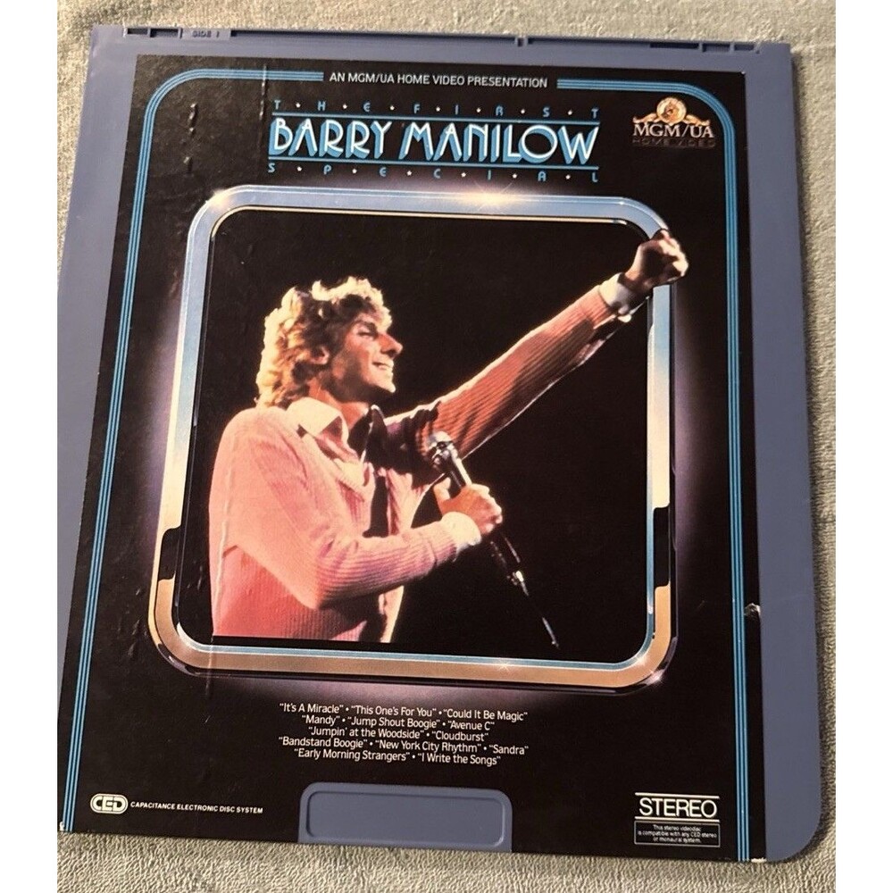 Barry Manilow: The First Special (RCA SelectaVision VideoDiscs ,1983) CED